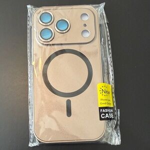 Gold MagSafe  IPhone Ipro 17 Case